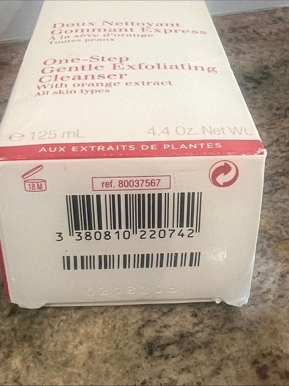 Clarins gentle exfoliating